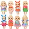 2024 neue Puppe Kleidung Mode Kleider für 12 Zoll 30cm Baby lebendige Spielzeuge kriechende Puppe