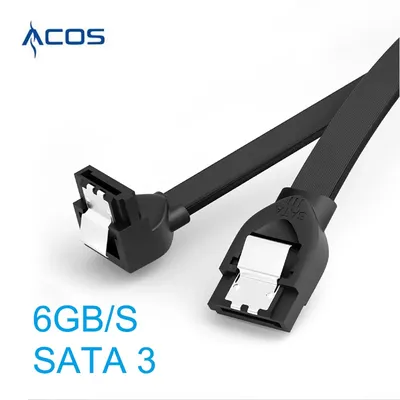 SSD HDD SATA 3 0 III Daten Kabel zu SSD HDD Festplatte Kabel Sata3 Gerade Rechtwinklig 6 Gb/s für