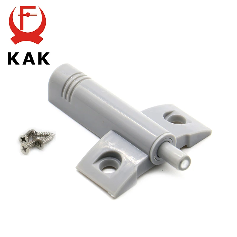 KAK Hohe Qualität 10 Satz/los Grau Weiß Küche Schrank Tür Stop Schublade Soft Quiet Close Closer Dämpfer Puffer Mit Schrauben Image