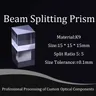15*15*15mm Optische Glas Strahl Aufspaltung Prisma semi-reflektierende und Semi-transparent Cube