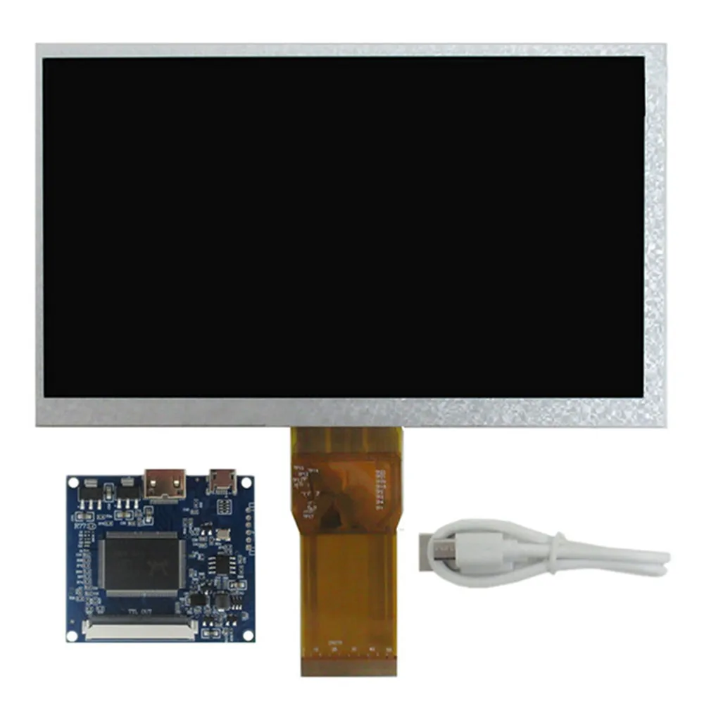 7 zoll 1024*600 Screen Display LCD Monitor Fahrer Control Board Mini HDMI-Kompatibel Für Lattepanda, raspberry Pi Banana Pi PC Image