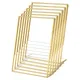Acryl Gold Rahmen Slanted Zurück Tisch Zeichen Halter für Hochzeit Tisch Anzahl Karte Restaurant
