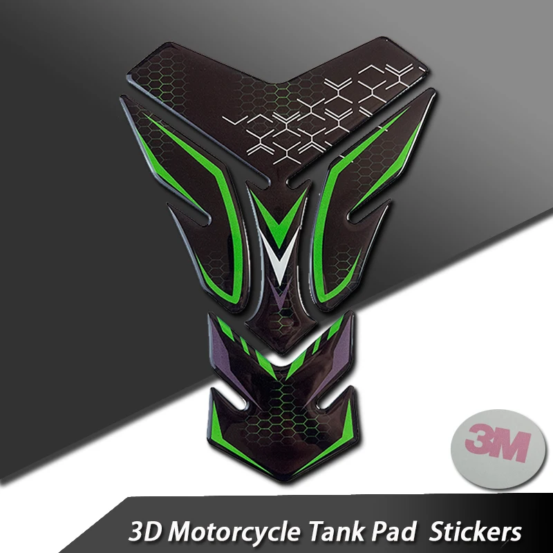 3D Motorrad Tank Pad Schutz Aufkleber Aufkleber Zubehör Für Kawasaki Ninja 400 Z900 Z1000 zx10r er6n Versys 650 Image