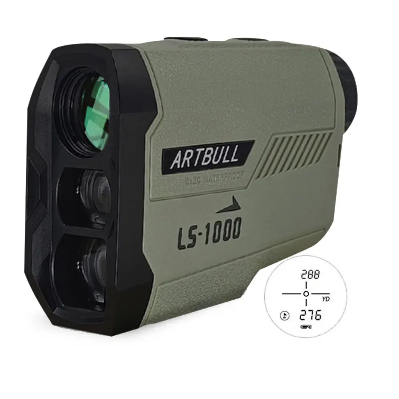 ARTBULL Golf Laser-Entfernungsmesser 1000M 650M Teleskop mit Flag-Lock Slope Pin Entfernungsmesser für die Jagd Monokular Image