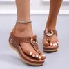 Frauen Flip Flops Rom Wedges Plattform Hausschuhe neue Trend Marke Designer sexy Damen Schuhe