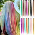 LANSA Synthetische Haar Extensions Mit Clips Hitze Beständig Gerade Haar Extensions Farbe Farbige