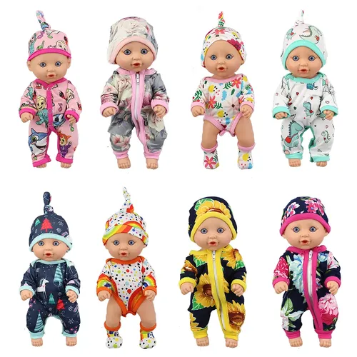 Neue Overall Puppe Outfit Für 10-12Inch Baby Puppe 25-30cm Reborn Babys Puppe Kleidung