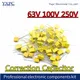 10 stücke 63V 100V 250V Korrektur kondensator Polypropylen Sicherheits kunststoff folie 102j 10nf