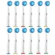 12pcs Replacement Brush Head for Oral B Heads Toothbrush Heads for Braun Oral-B D12 D16 Junior