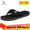Neue Männer Flip Flops Sommer Strand Sandalen Hausschuhe für Männer rutsch feste Slip-On Wohnungen Schuhe Männer plus Größe 48 49 50 Sandalen Pantufa