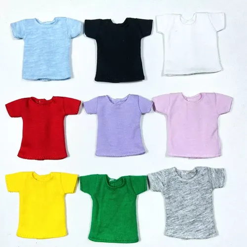 NEUE 1PCS Blyth Kleidung Kurze T-Shirt Weste Nette Basis Shirt für Blyth Barbies Momoko Obistu
