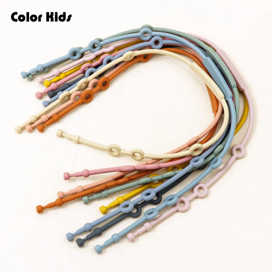 Baby Schnuller Clips Weiche Silikon Zahnen Kette Baby Spielzeug Einstellbar Säuglings Nippel Halter Dummy Clip Kinderwagen Baby Zubehör Image