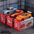 Tomy schnell & wütend toyota supra nissan gtr legierung auto diecasts & spielzeug fahrzeuge auto