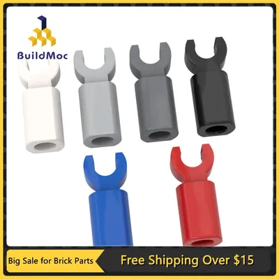 10 Stücke MOC Teile 11090 44873 Stangenhalter mit Clip Kompatible Ziegel DIY Assmble Bausteine Image