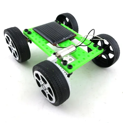 1 stücke DIY Solar Energy Spielzeug Auto Kreative Wissenschaft Physikalische Gizmo Montieren Kits