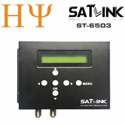 Original satlink St-6503 route dvb-t av router dm modulator dvb-t av digitaler rf modulator