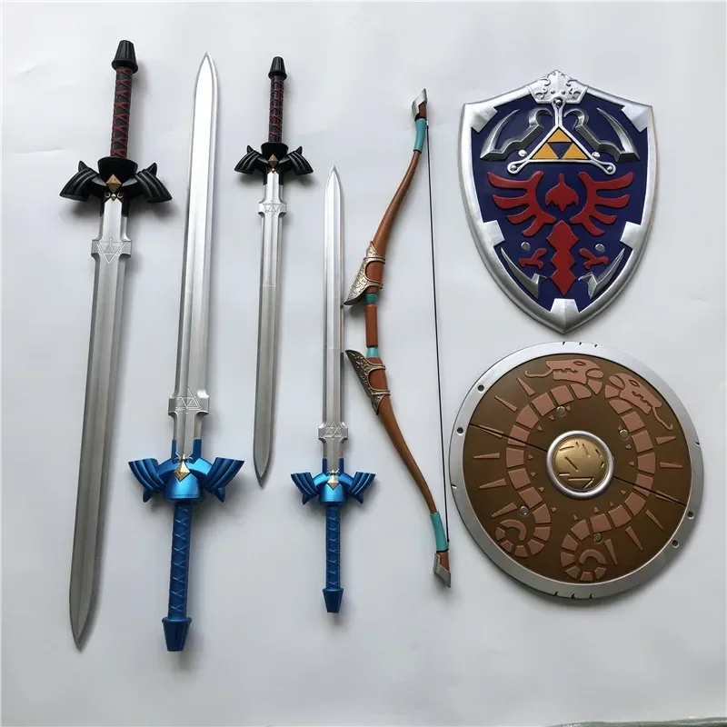 108 cm Spiel Link Sky Shield und Sky Sword Cosplay PU Requisiten Cos Waffe Halloween Waffe Cosplay Bühne Requisiten Spielzeug Image