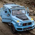 1:24 Mercedes Benz BRABUS G800 Hohe Simulation Diecast Metall Legierung Modell auto Sound Licht