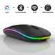 Bluetooth Wireless Mit USB Aufladbare RGB Maus BT 5 2 Für Laptop Computer PC Macbook Gaming Maus 2 4