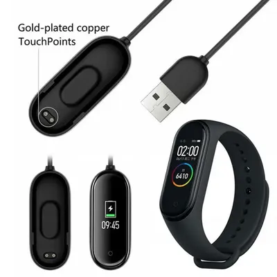 USB-Ladekabel Smart für Xiaomi Mi Band 2 3 4 5 6 Zubehör Armband Smartband USB-Ladekabel Linien