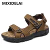 Marke Klassische Herren Sandalen Sommer Echtes Leder Sandalen Männer Outdoor Lässig Leichte Sandale Mode Männer Turnschuhe Größe 38-46