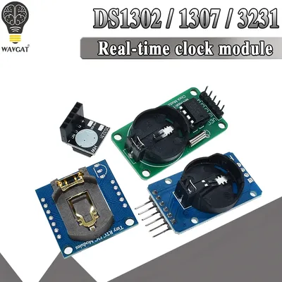 DS3231 AT24C32 IIC Modul DS1302 Präzision Uhr Modul DS1307 Speicher modul mini modul Echtzeit 3,3 Image