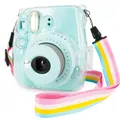 Kunststoff Schutzhülle Digital Kamera Tasche Ersatz für Fujifilm Instax Mini 8/8 +/9 Klar Protector