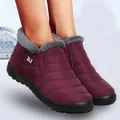 Frauen Stiefel Schnee Fell Frauen Schuhe Plattform Slip Auf Neue Schuhe Frau Stiefeletten