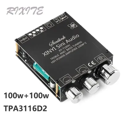 100W + 100W TPA3116D2 Bluetooth 5,0 Power Subwoofer Audio Verstärker Bord Heimkino HIFI Stereo audio Image