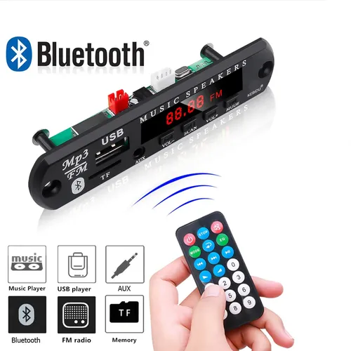 9V 12V MP3 WMA Decoder Board Audio Modul USB TF Radio Bluetooth 5 0 Drahtlose Musik Auto MP3 Player