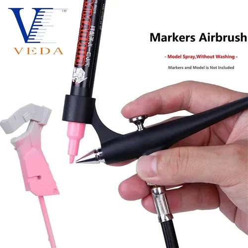 Tragbare Airbrush Für Modelle Marker Mini Aerografo Airbrush Spray Gun Für Make-Up Nail art Airbrush