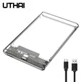 UTHAI TM05 Typ-C Transparent Box HDD Gehäuse 3 1 Notebook 2 5 zoll SSD Solid State Mechanische
