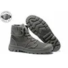 PALLADIUM Pallabrouse All Grey Sneakers Herren High-Top Stiefeletten Canvas Freizeitschuhe Herren Freizeitschuhe Eur Größe 36-45