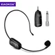 UHF Wireless Mikrofon Headset Headset und Handheld 2in1 50M Reichweite Wiederaufladbare für Stimme