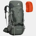 75L Camping Rucksack Wandern Tasche Sport Im Freien Taschen Mit Regen Abdeckung Reise Klettern