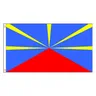 3x5Fts 90X150cm Reunion Insel Flagge