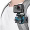 360 Grad Dreh rucksack Clip Zubehör für Gopro Held 12 11 10 9 8 Osmo Pocket Action Kamera Schulter