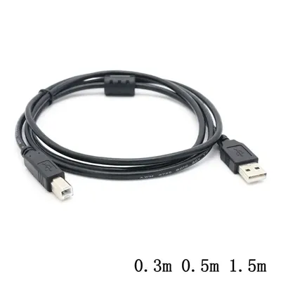 3M 5M USB 2,0 typ A Stecker auf USB B Typ Männlichen USB-B Drucker Scanner Festplatte kabel 30cm 0,3