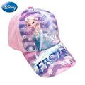 Disney Kinder Cartoon Baseball mützen Mädchen gefroren Prinzessin Elsa Sonnenblende Hüte für Mädchen