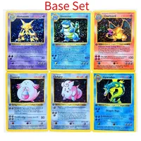 55 stücke Basis Set Team Rakete Dschungel Fossil Charizard Spielzeug Hobbys Hobby Sammlerstücke