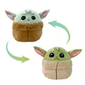 Disney Baby Yoda Plüsch Puppe Kissen Kann Umgedreht Anime Action-figur Yoda Grogu Plüsch Spielzeug