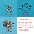 100PCS 2 5 MM 3 0mm 3 5mm Schrauben Für Samsung/Huawei Honor/Xiaomi/Lenovo/Moto/ASUS/TCL/Nokia