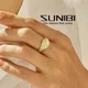 Sunibi Edelstahl Ring für Frauen Mädchen Brot Twist Form Gold Farbe Ringe Zubehör Finger Mode