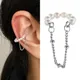 1PC Mode Silber Perle Ohr Clips Ohr Manschette für Frauen Männer Nicht-Piercing Gefälschte Knorpel