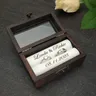 Personal isierte Ehering box für die Zeremonie passen Sie den Namen und das Datum an