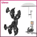 Ulanzi R096 Doppel Metall Super Clamp Gelenk Magic Arm Clip 360 ° Dual-Kopf Super Clamp für Dach