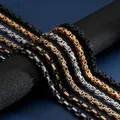 4/5/6/8mm Breite Royal Box Kette Halskette Für Männer Männlichen Edelstahl Lange Halskette