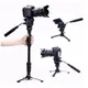 Yunteng VCT-288 Kamera Einbeinstativ + Flüssigkeit Pan Kopf + Einbeinstativ Halter Für Canon Nikon