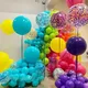 Candy Farbe Riesen Matte Ballon 5-36 zoll Latex Helium Ballons Geburtstag Hochzeit Dekoration