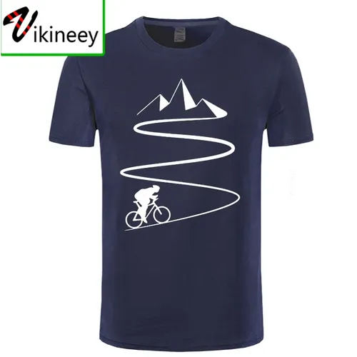 Mountainbike Herzschlag Lustige Biker T-shirt Übergroßen Kunden Kurzarm Herren Fahrrad Radfahren
